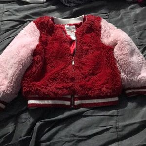 Cat & Jack pink and red jacket